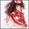 (Limited Costume)I Doll Size - I am a secret Red Clothes Set - LE30