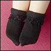 Dear Doll Size - Ponyo Ankle Socks (Black)