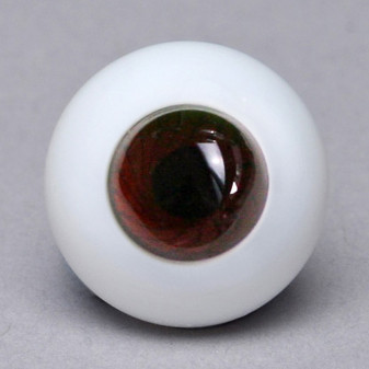 16mm Paperweight Glass HH Eyes(Brown)