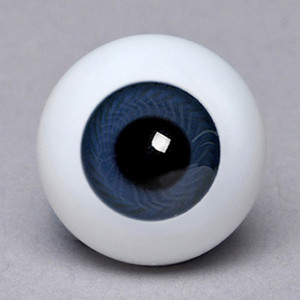 26mm -PP Solid Half Round Low Dome Glass Eyes (Cobalt 2)