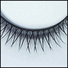 Eyelashes for dolls - XOG-10 (Black)