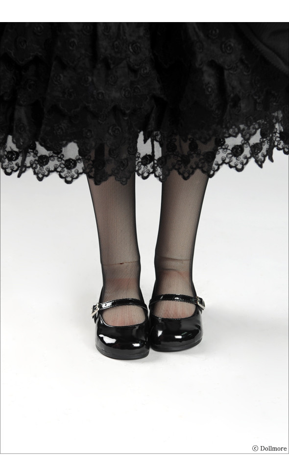 Trinity Doll - Basic Meryjane Shoes (Enamel Black)
