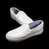 16 inch Fashion doll Size - SMN Slip-on Shoes Sneakers (White)