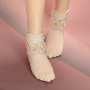 MSD - Lace ET Socks (Ivory) [A9-5-5]