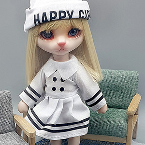 Bebe Doll Size - Happy Girl Set (White)