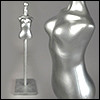 SD Size Resin Dress Form (Silver)