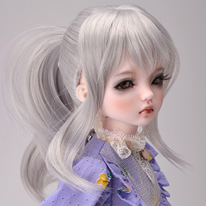 (7-8) Samu Ponytail Wig (Gray)