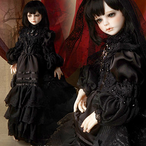 (Limited Costume)Illua Doll Size - Be In Sorrow Dress Set - LE10