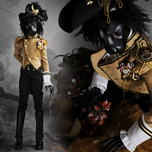 (Limited Clothes Set) Glamor Model Doll Size - Legend Lyon Black Clothes Set - LE10