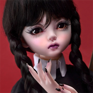 (7-8) Shirley Bang Pgtail Wig (Black)