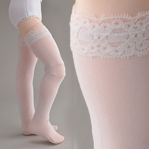 Illua Doll size - Gauzee Stockings (White)