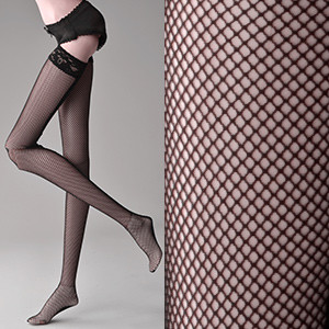 Model F - Net Stockings (Black)