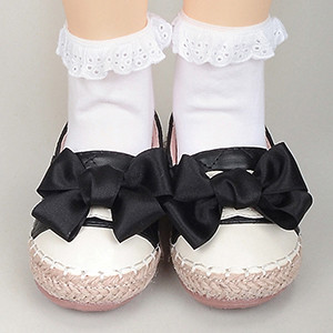 Lusion Doll Shoes - Ribbon SN Shoes (White)