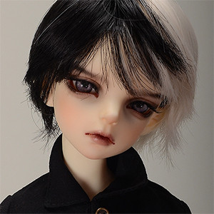 (7-8) Ban Short Wig (Black Beige)