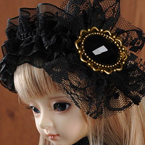 MSD & SD - Luxxy Black J Hairband (149 - Gold)