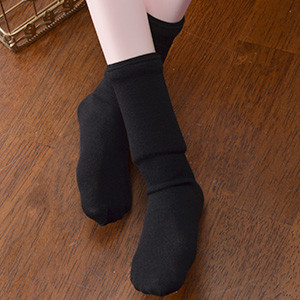 Model M Size - Plain socks (Black)