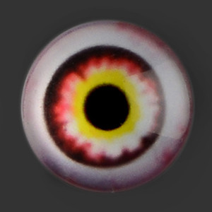 12mm - Omga Flat Round Glass Eyes (VE05)