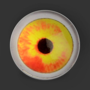 12mm - Omga Flat Round Glass Eyes (VE10)