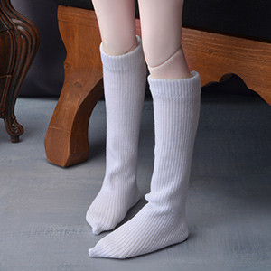 MSD - Stripes Loose Socks (White)