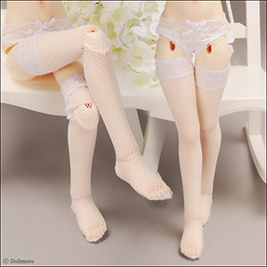 MSD - Net Stockings (White)