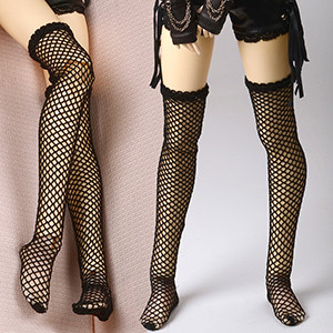 SD - Big Net Band Stockings (Black)