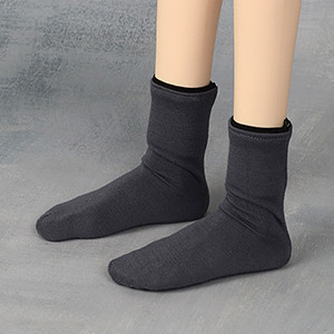 Model M Size - Plain socks (D Gray)