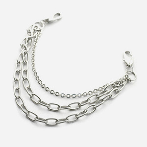 MSD - 3 Line Waist Ornaments Chain (Silver)