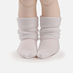 Dear Doll Size - Loose Socks (White)