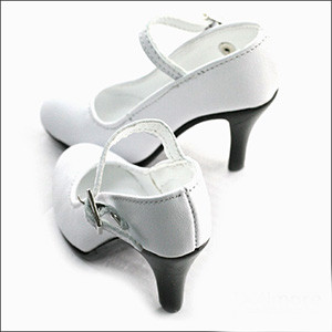 Model Doll F(high heels) Shoes - Basic Shoes (White)