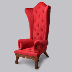 Model doll size - Dollmore Haute Sofa (Red Velvet)