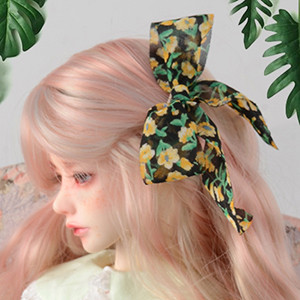 SD n MSD - DSC Ribbon Hair Pin (D Green)