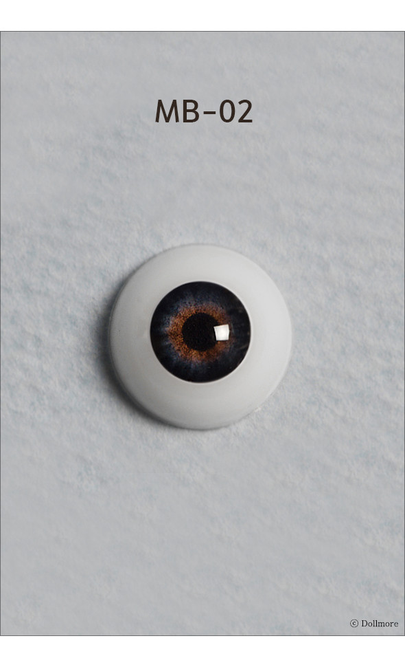 12mm - Optical Half Round Acrylic Eyes (MB-02)