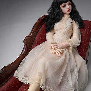 Trinity F Doll Size - PPSG Race Dress (Ivory)