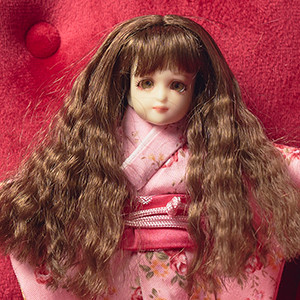 Banji size - Long Wave Wig (Brown)