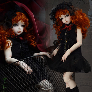 (Limited Costume) Illua Doll Size - Chocolat noir : Petit Dahlia - LE40