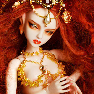 Mystic Doll - Ruby Cave Mermaid; Red Tara - LE10