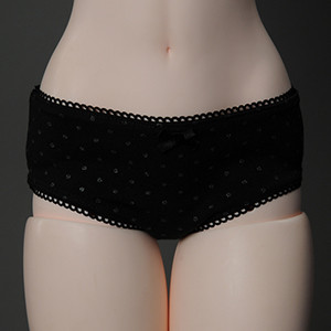 Trinity Doll Size - Dot Panty (Black)