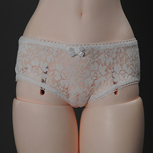 Trinity Doll Size - Thistle Panty (White)[B5-1-4]