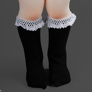 Mokashura Size - Ponyo Knee Socks (Black)