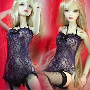 Model doll size - Basic Model Line Lingerie Set (Violet)