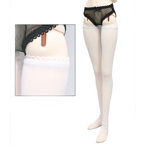  Model F Size - Long Mesh Stockings(White)