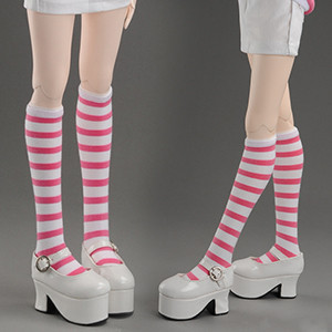 SD - SCB Knee Socks (Pink/White)