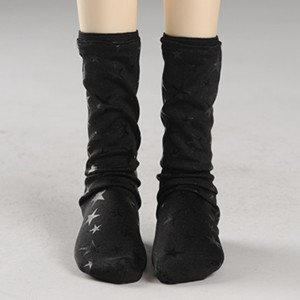 SD - Twinkle Star Socks (Black)