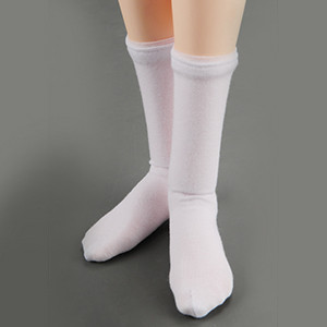 Model M - Plain socks (White) 