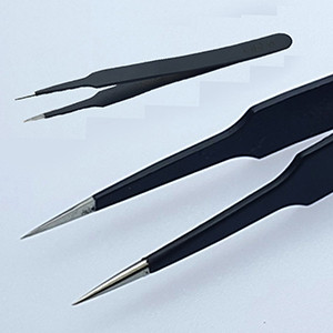 ESD precision tweezers A-shaped