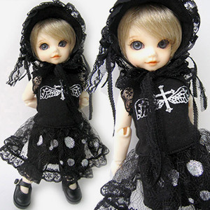 Idoll Size - Blackless Wings Dress Set(A5)