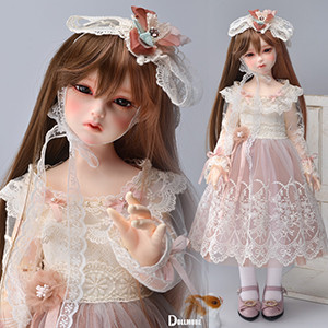 Illua Doll Size -  RMH Dress (D Pink) [B4-6-4]