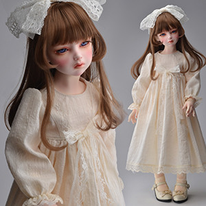 Illua Doll Size - Urisis LS Dress (Ivory)