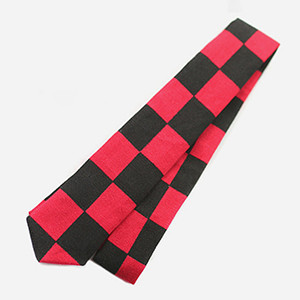 MSD - Pattern Necktie(Black&Red)