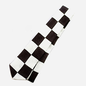 MSD - Pattern Necktie(Black&White)